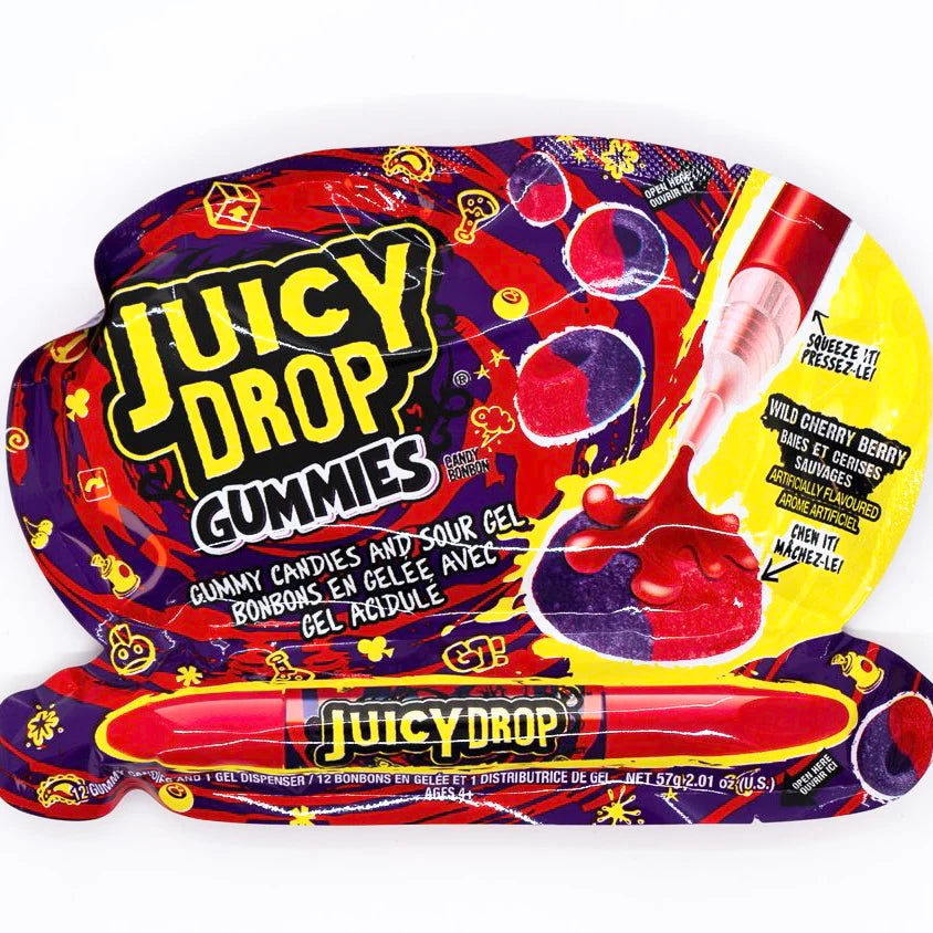 Bazooka juicy drop gummies dipperz